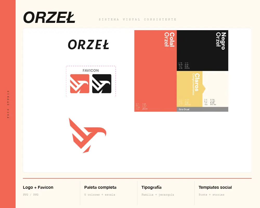 Agencia de publicidad diseño grafico: piezas gráficas y templates para Orzel