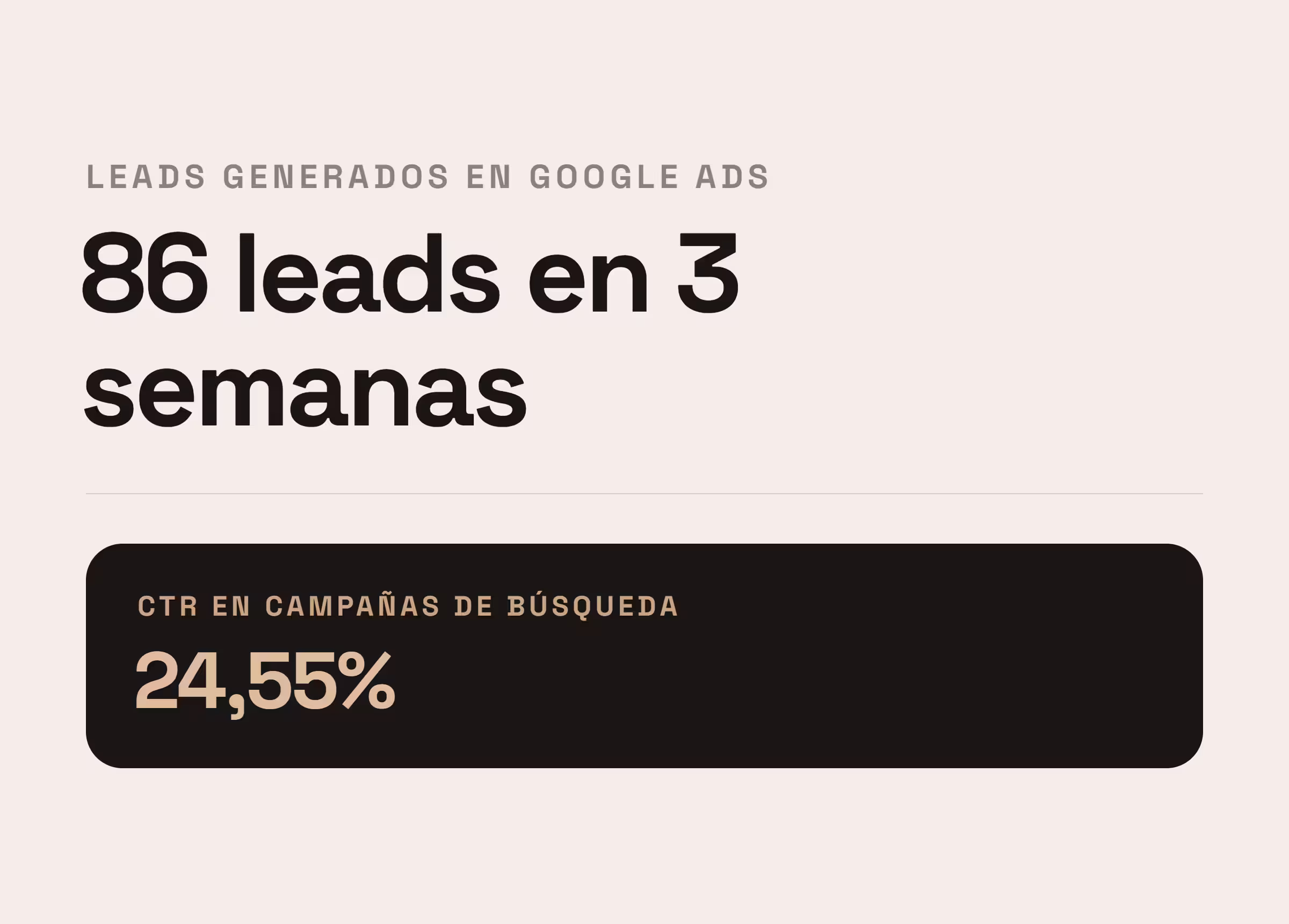 Campañas de agencia Google Ads Search para empresas