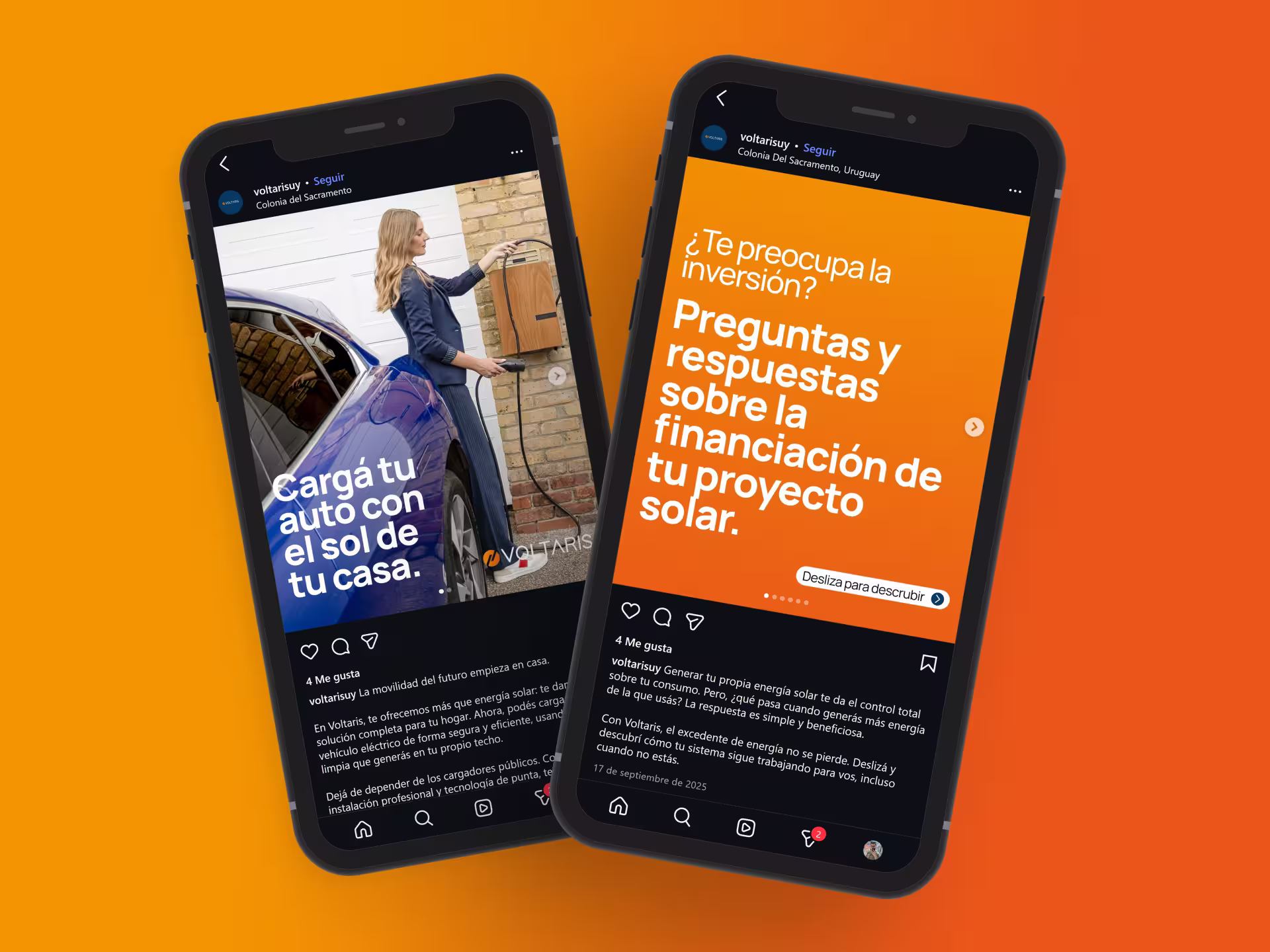 agencia de creacion de contenidos y contenido profesional aplicado a identidad de marca de Voltaris